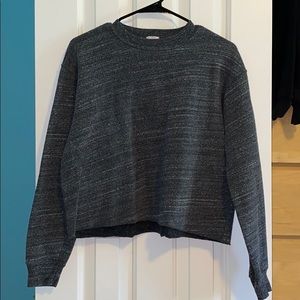 Brandy Melville grey cropped sweatshirt